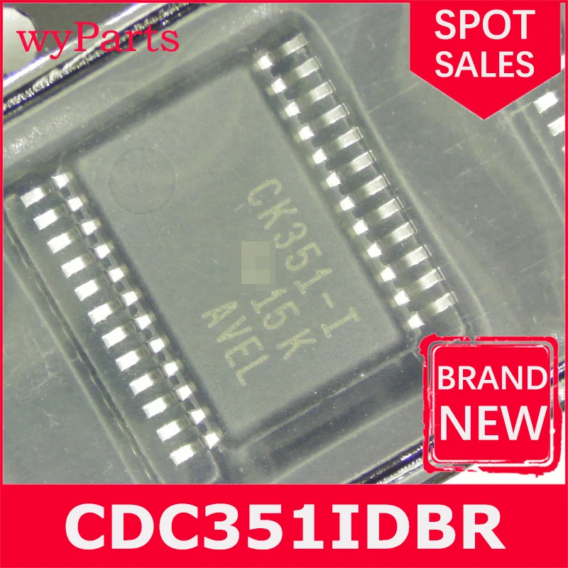 New/1Pcs CDC351IDBR SSOP24 Clock Drivers & Distribution 1-Line to 10-Line Clock Driver