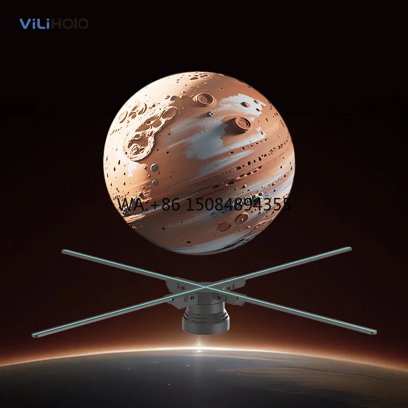 

3D Hologram Fan LED Holographic Display Screen Transparent Advertising Display Commercial Digital Signage Marketing Equipment