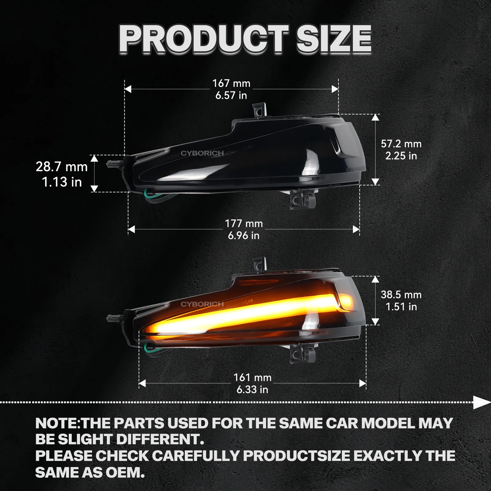 2Pcs Dynamic LED Turn Signal Light Mirror Indicator Blinker For HONDA CIVIC 2006-2011 Sedan FA 1 2 3 FD 1 2 3 4