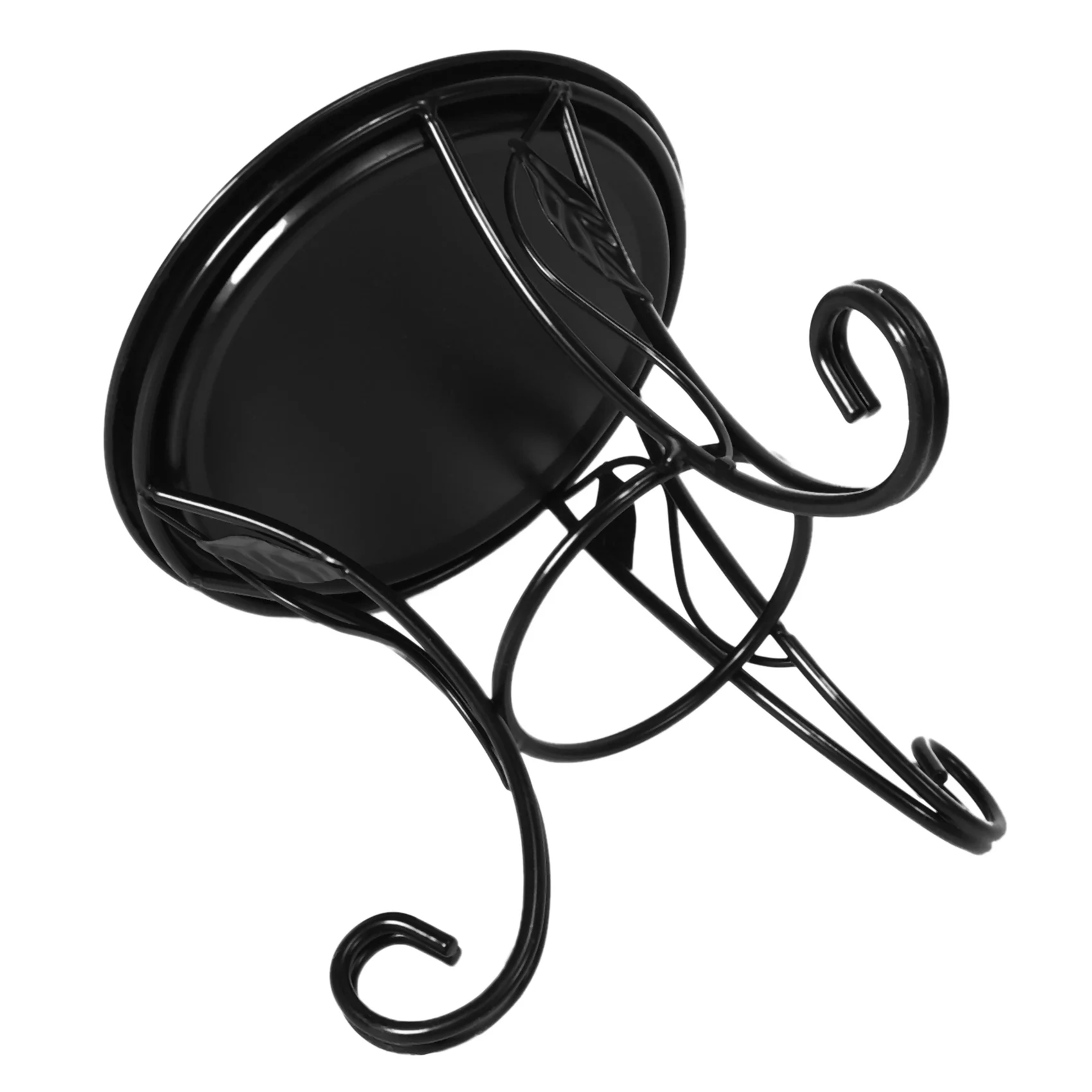 3X простая мини-подставка для цветов в европейском стиле, цветочный горшок, полка для сочных цветов, железная подставка + железная пластина для настольного балкона-ABYA