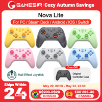 Gamesir Switch Controller Gamepads PC Nova Lite Controle for Nintendo Switch Steam Android iOS Phone Hall Effect Joystick