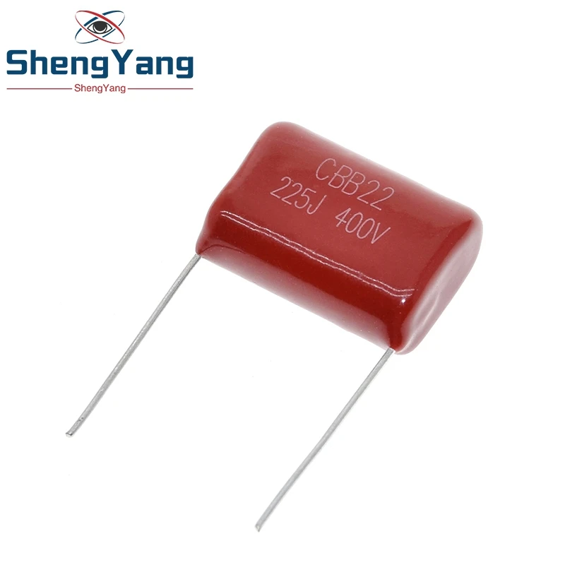 TZT 10PCS 400V 225J 2.2UF Pitch 20M 225J 400V 225 400V 2200PF CBB Polypropylene film capacitor