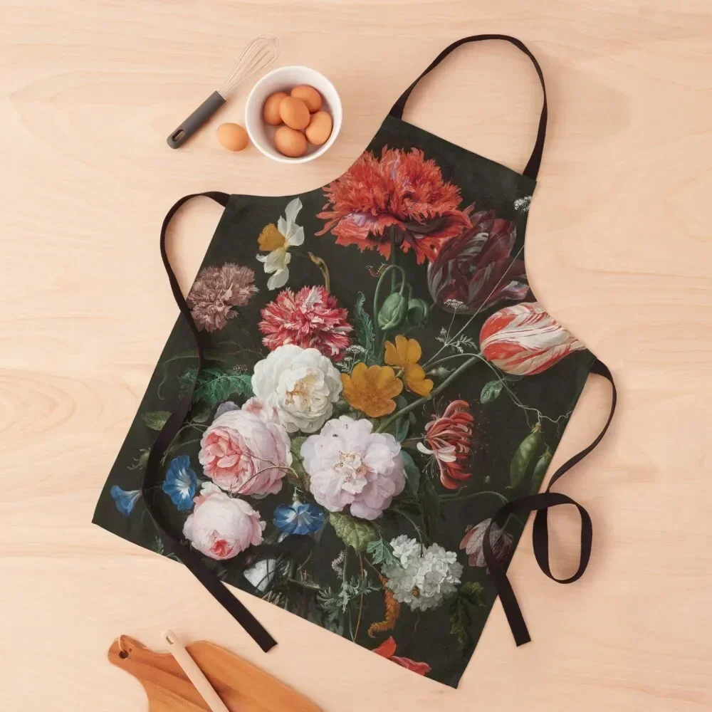 

Still Life with Flowers in a Glass Vase, Jan Davidsz. de Heem (1650 - 1683) Apron Kitchen Kitchen Items Home And Kitchen Apron