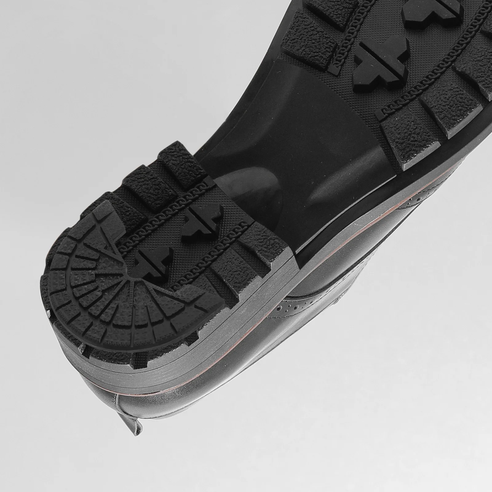 Almohadilla para suela de talón a prueba de desgaste, reparación de zapatos de goma de alta densidad para zapatillas, botas, Protector de suela de tracción mejorado, 1 par