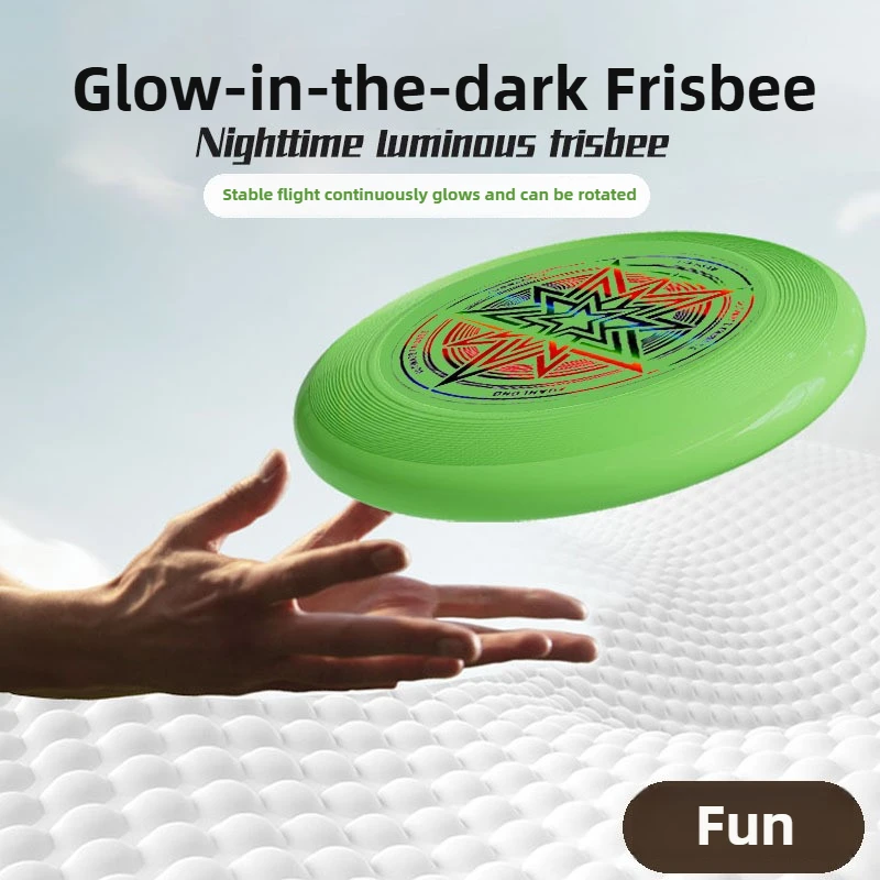 Luminous Frisbee Outdoor Professional Grade 175g Adult Competitive Competition Extreme Spinning Children's Sports Game Toy