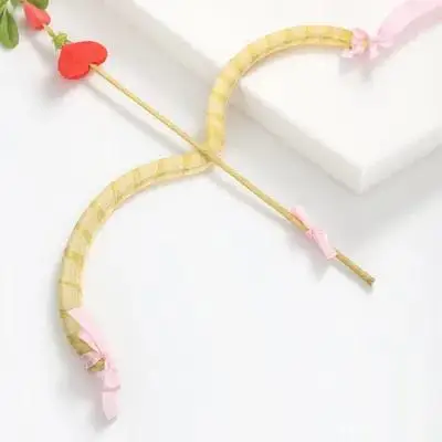 Bogen Goldene Farbe Valentine Cosplay Kostüm Party Amor Pfeil Fotografie Zubehör Flügel Amor Cosplay Prop Dekor