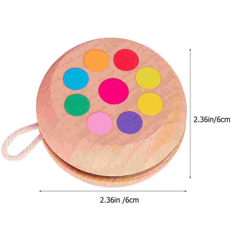 Animal Yo-Yo Toddler Toys for Toddlers Kids Plaything Wooden Responsive Trick Yoyo Educational