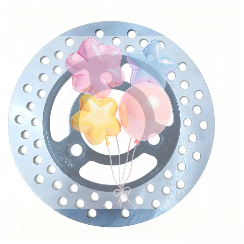 Brake Disc for E Scooter Heavy Duty Premium Steel Material Part for Electric Motorcycle E Bike Repair Replacement