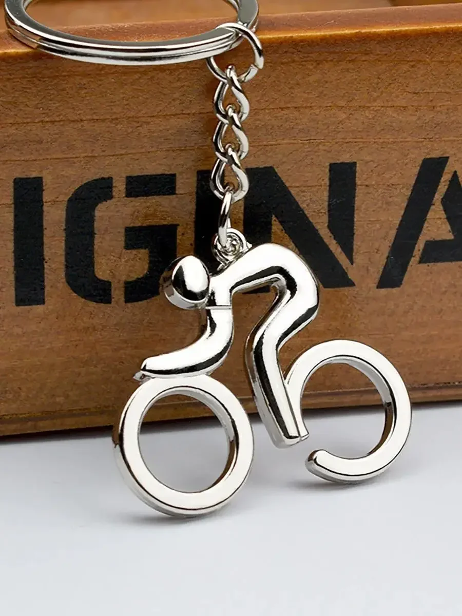 AliExpress Retro Bicycle Keychain Vintage Metal Bike Keyring Classic Cycling Design for Enthusiasts Bag Hanger Decor Rider Gift