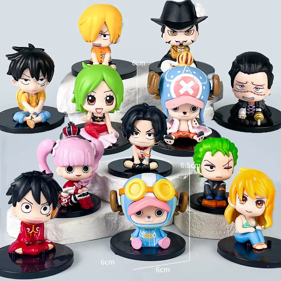 

Hot One Piece Anime Blind Box Handmade Luffy Solon Choibana Beauty Handmade PVC Model Desktop Ornament Anime Toy Blind Box Gift