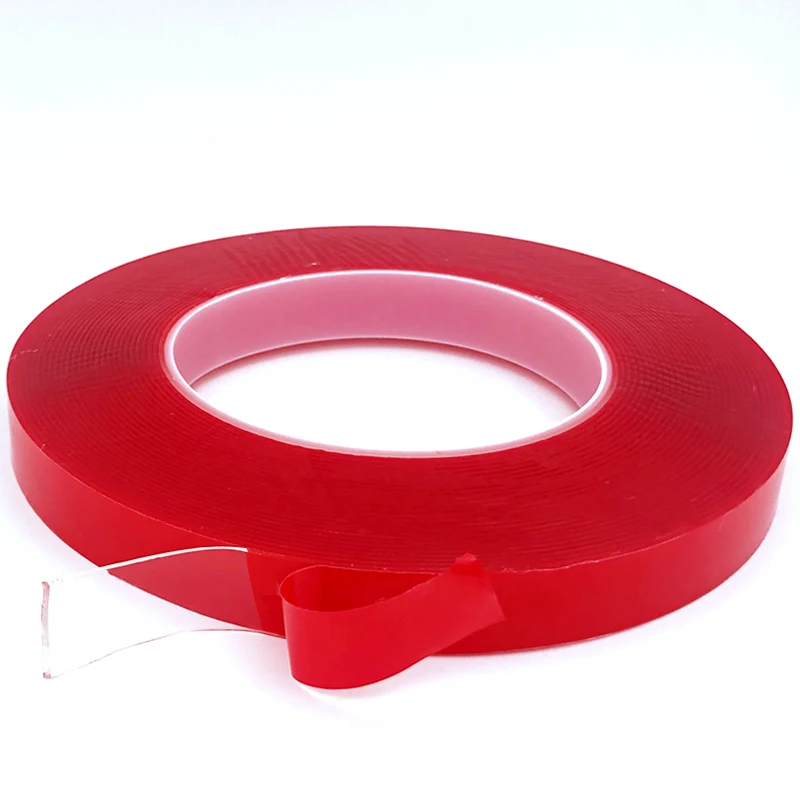 Double Sided Adhesive Tape Acrylic Transparent No Traces Sticker for LED Strip Transparent Seamless Double-Sided Tape 10m