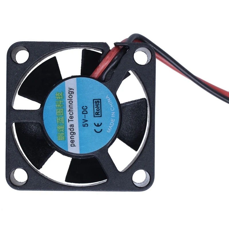 2X Active Cooling Mini Fan For Raspberry Pi 3 Model B / 2B / B+ - Black