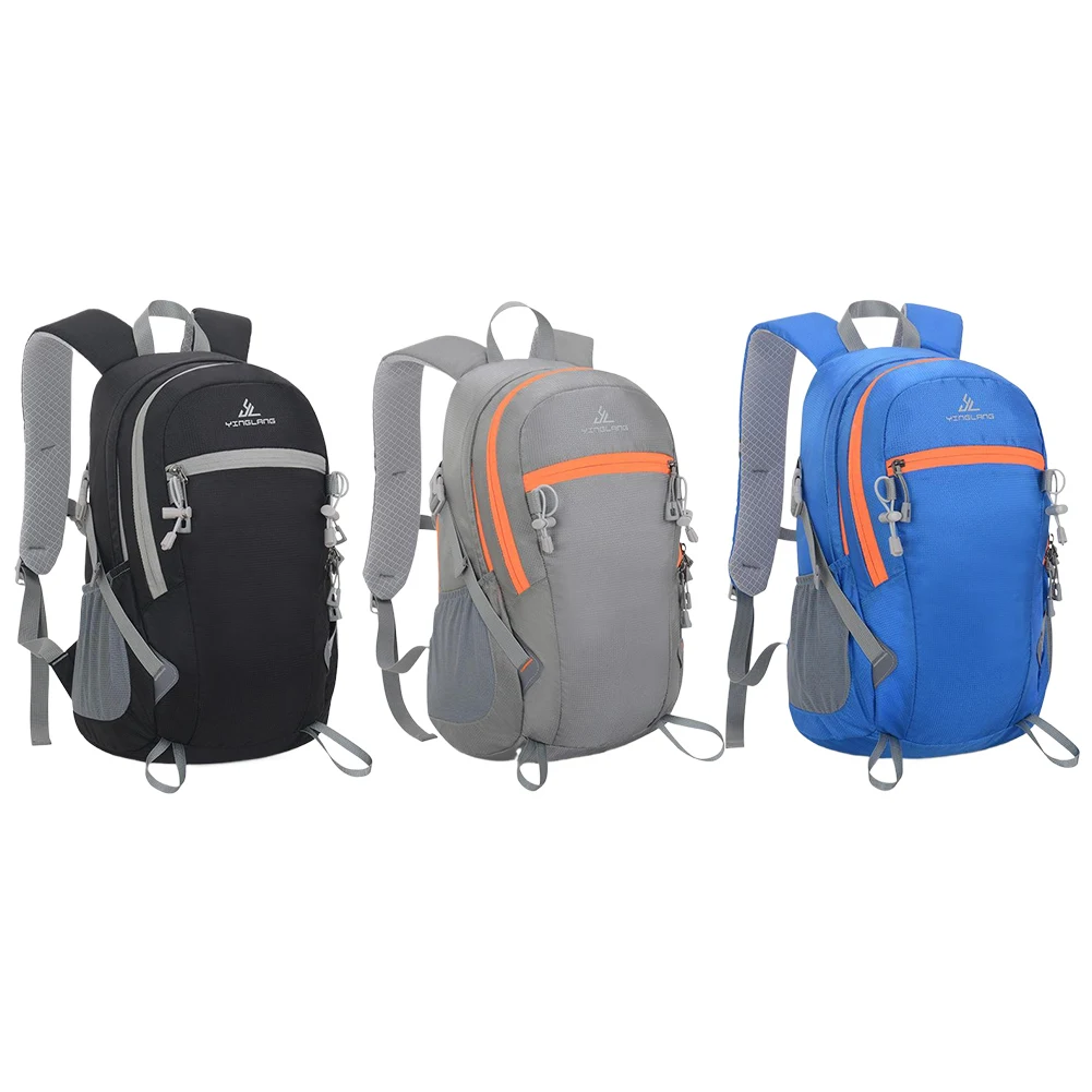 Hiking Backpack Lightweight Travel Daypack with Reflective Strap Outdoor Cycling Backpack Nylon Sports Bag Lightweight Rucksack