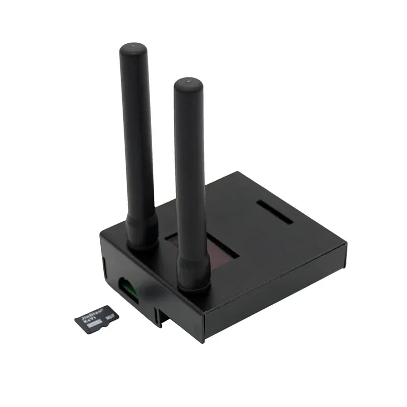 Best sell Assembled V1.3 MMDVM_HS_Dual_Hat Duplex Hotspot + Raspberry pi Zero W  0W+OLED +Antenna + 16G SD card + metal Case