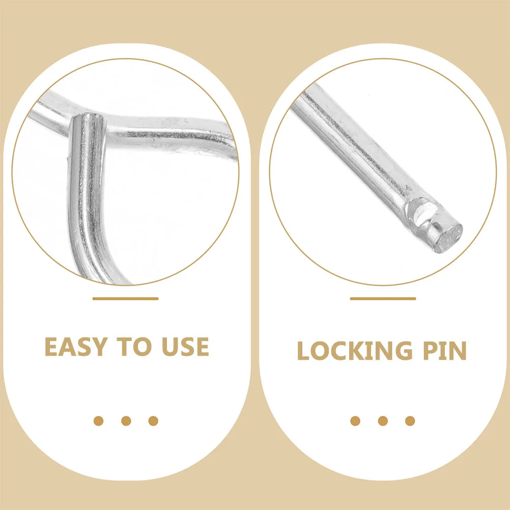 

50Pcs Metal Lock Pins for Fire Extinguishers Rustproof Safety Pin Design for Effective Discharge Prevention Tools Accessories