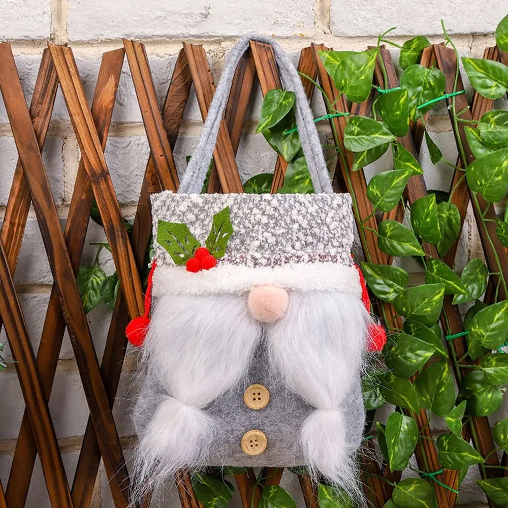 قدرة حقيبة للحمل سانتا كلوز للزينة المنزلية عيد الميلاد حقائب اليد أكياس التخزين أكياس الحلوى شجرة عيد الميلاد الحلي