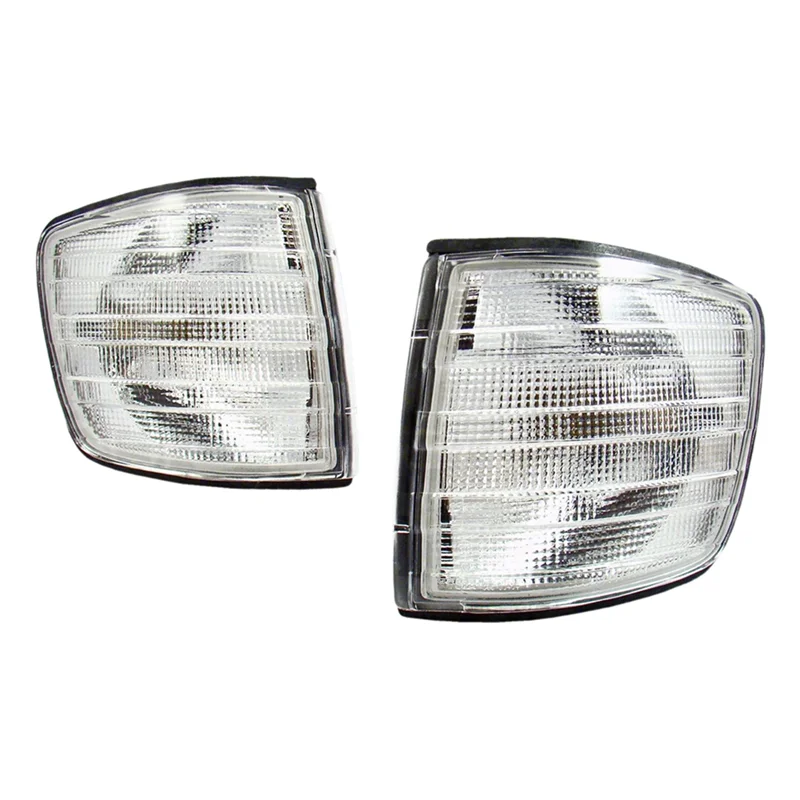 

1Pair Turn Signal Corner Light Shell For Mercedes Benz S-Class W126 1981-1991 Side Corner Lights Parking Lamp