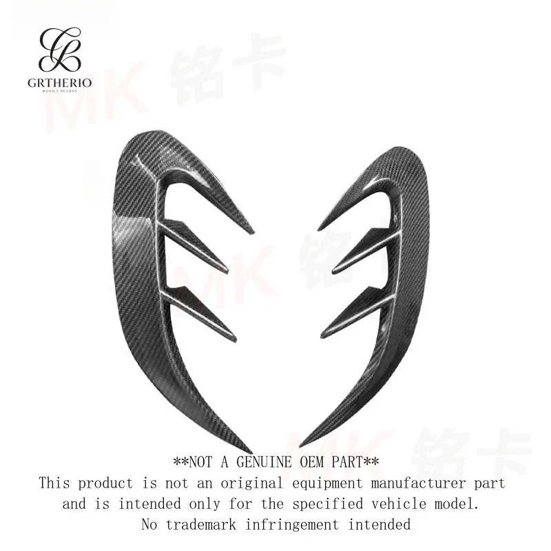 Suitable for Mercedes-Benz CLA-Class W118 CLA45, carbon fiber TK-style rear bumper splitter