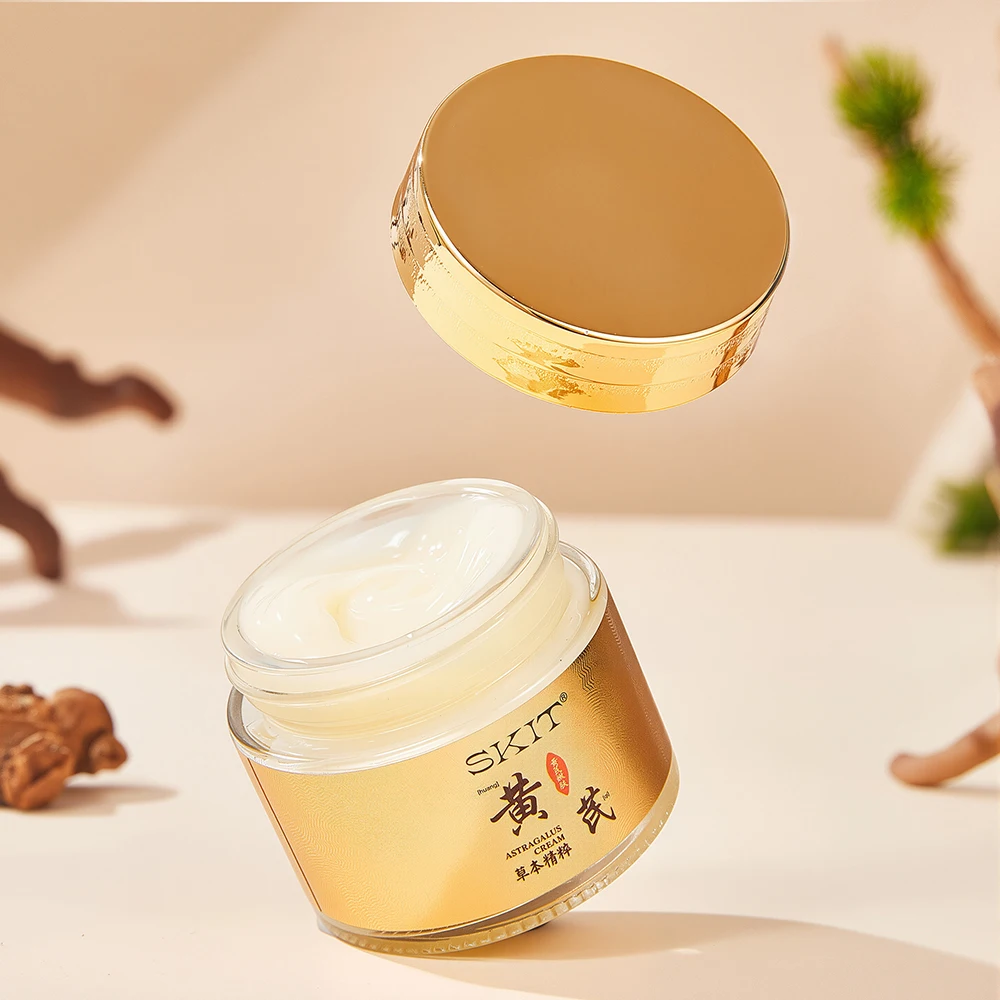 Huangqi Cream Moisturizing Hydrating Firming Herbal Astragalus Beauty Nourishing Reduce Wrinkles Brighten Face Cream Skincare