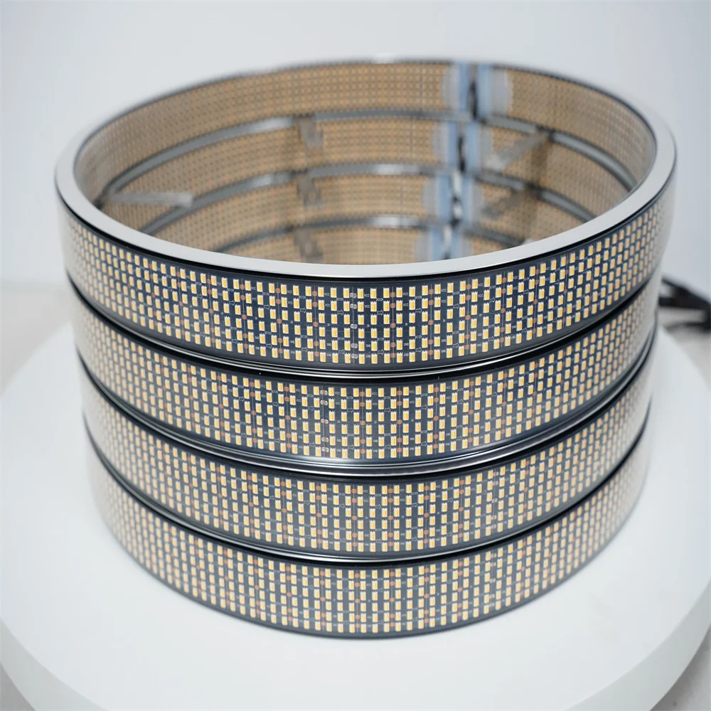 Kingshowstar 4 6 8 12 Row Switchback Wheel Ring Lights Rim Tire Lights For Truck Switchback Wheel Lights Turning Lightings
