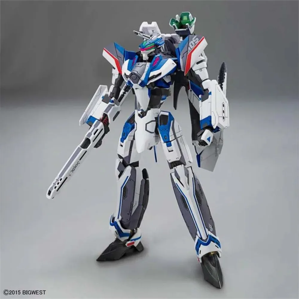 بانداي HG 1/100 ماكروس VF-31J SIEGFRIED (HAYATE IMMELMANN USE) مجموعة فاخرة الجمعية أنيمي عمل نموذج لجسم جمع اللعب