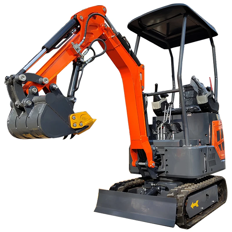 カスタマイズされた1.5トンミニショベルクローラー掘削機中国製小型掘削機、家庭用農場および建設掘削用