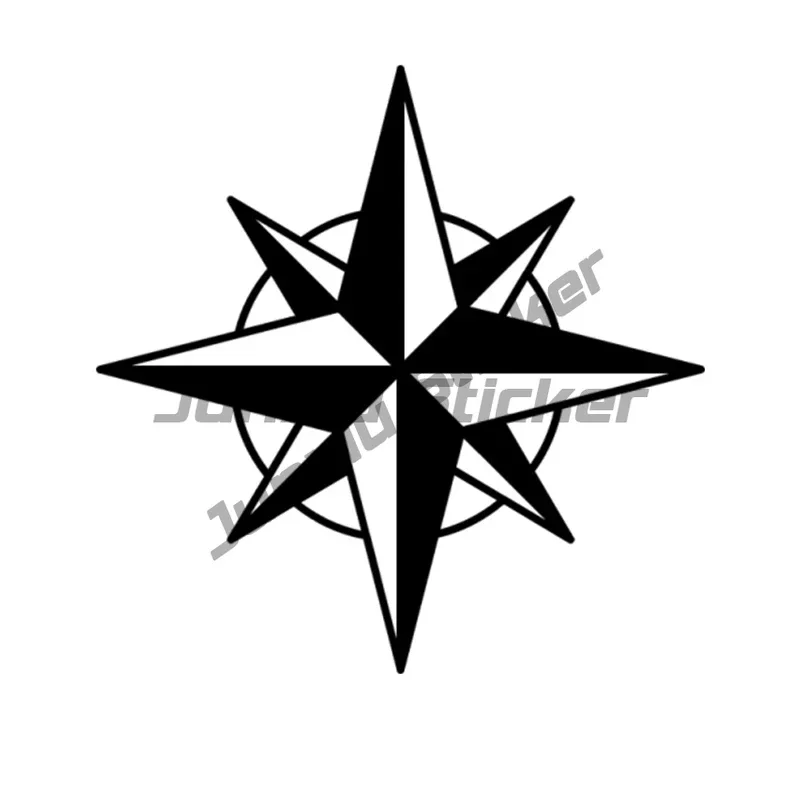 New Design in Various Colors Sizes Octagonal Star Scratch Decals on Car Decals and Vinyl Decals