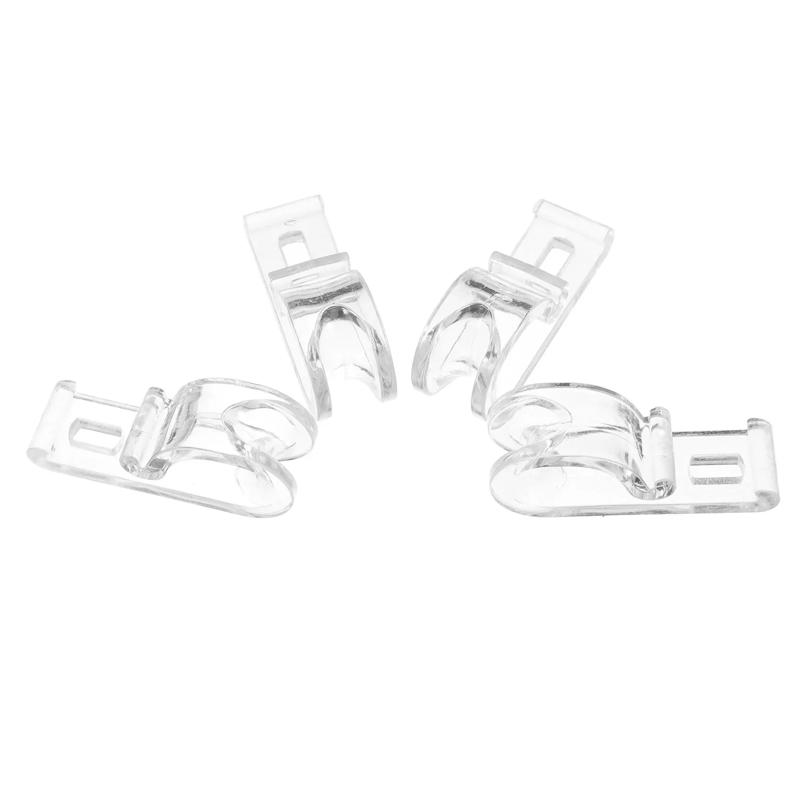1Set Window Curtain Fixing Hooks Single Hole Roller Blind Clips Shade Chain Retainer Beaded Chain Holder Blind Cord Safety - view 3