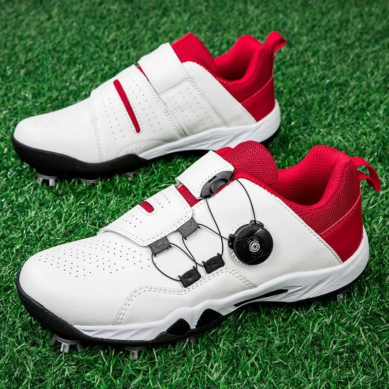 

2024 New Golf Shoes for Couples Quick Lacing Golf Training Man Anti-Slippery Walking Shoes Women Luxury Brand Gym Shoes Men