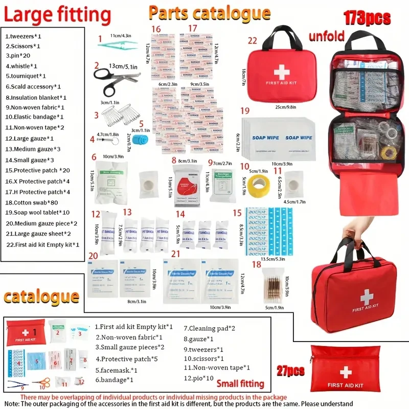 Car portable first aid kit portable first aid kit health kit