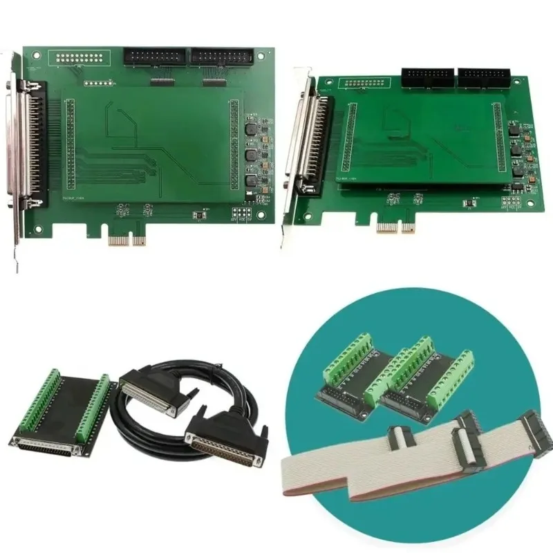 PCIE DAQ 8 Channel 16-bit Differential Analog Inputs High Speed Synchronous 200KHz Or 800KHz 24DI 24DO 8AD Data Acquisition