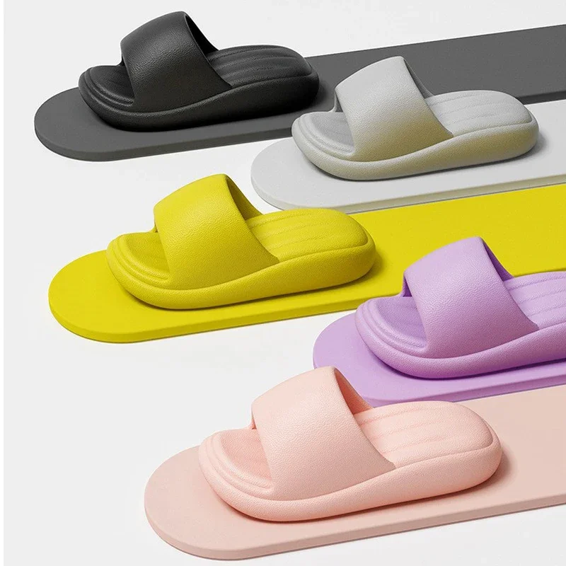 Women's Summer Sandals - Breathable Anti-Slip Platform Slippers, Odor-Resistant Bath & Beach Slides for Indoor/Outdoor
