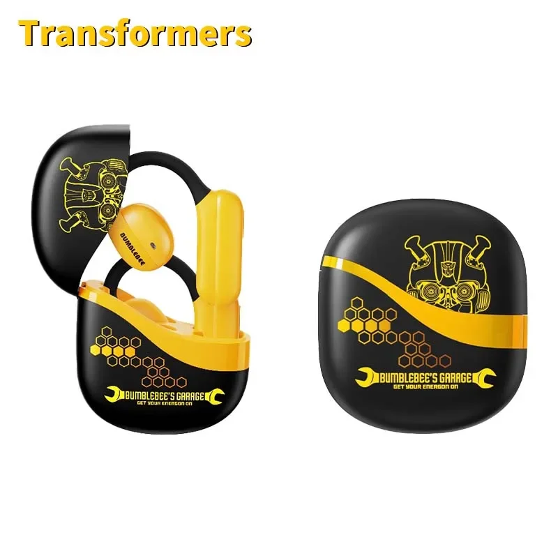 TRANSFORMERS Bluetooth Ear Hook Sport Earphones Touch Control Bone Conduction Headsets Low Latency Gaming HD Call Earbuds TF-T21