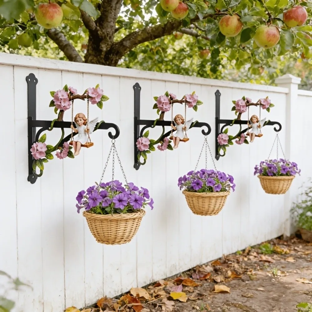 

Beautiful Colorful Wall-mounted Hanger Outdoor Indoor Bird Hanging Bracket Rust-Proof Butterfly Wall Hook Corridor