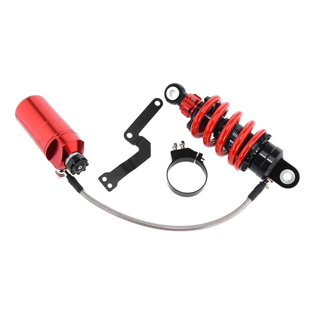 Amortiguador hidráulico para motocicleta, accesorio con ajuste de amortiguación trasera de 205mm y 235mm, para Honda, Yamaha, Kawasaki y Suzuki