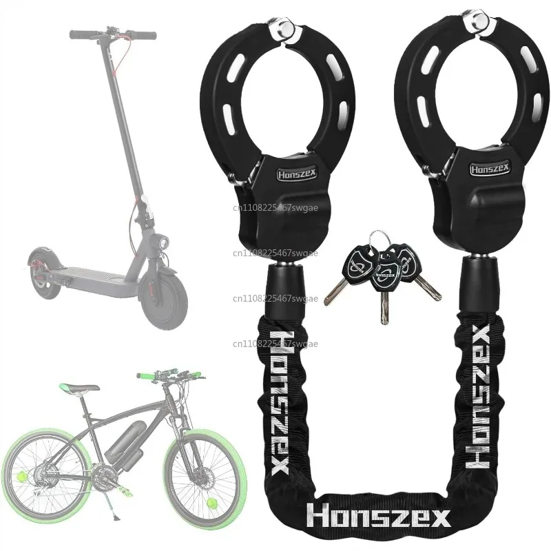 Electric Scooter Chain 6*900 Four-position Combination Lock Bold Cable Lock Anti-theft Electric Vehicle Mountain Bike Lock