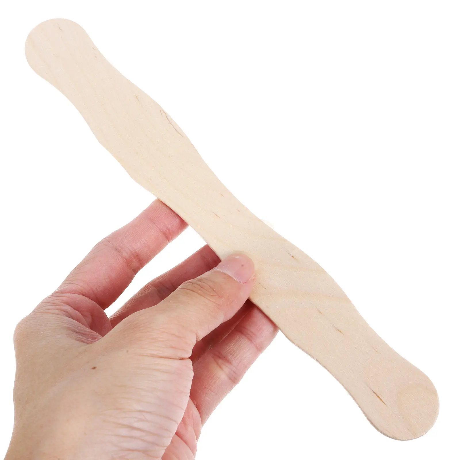 

120 шт. деревянных ручек для вееров с волнообразным дизайном, необработанные заготовки для поделок, палочки для вееров своими руками, палочки для мороженого, натуральное дерево