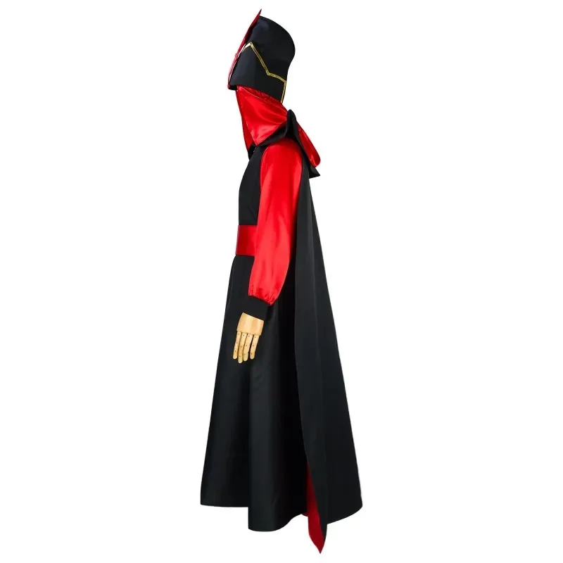 Anime Figure The Arabian Nights Aladdin Jafar Cosplay Costumes Aldult Halloween Costume for Women Man Wizard Role Play Clothing