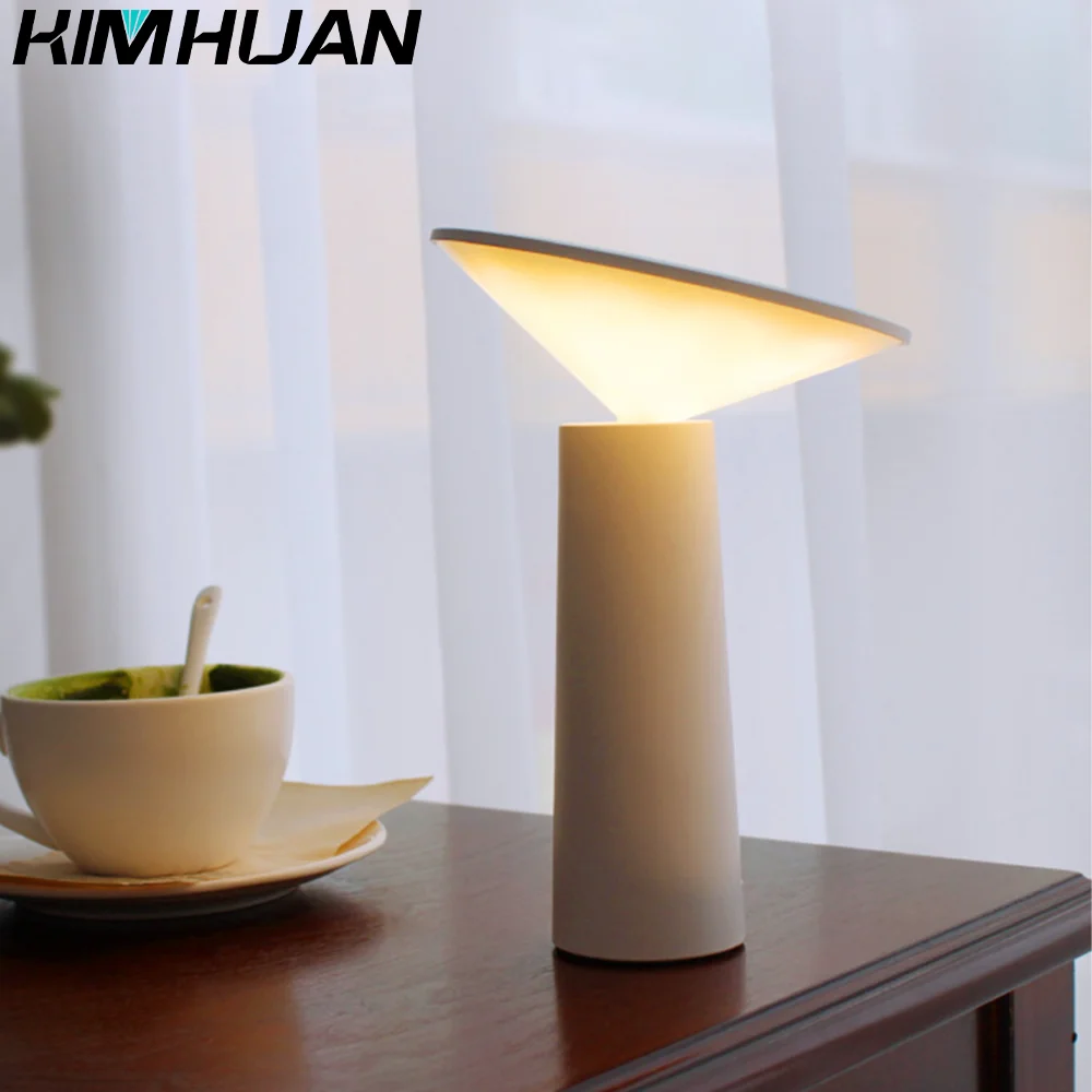 

Eye Protection Charging Table Lamps Reading Study lamp Home Bedroom Decoratiom Touch Tri-Colour Dimming Light Modern Night Light