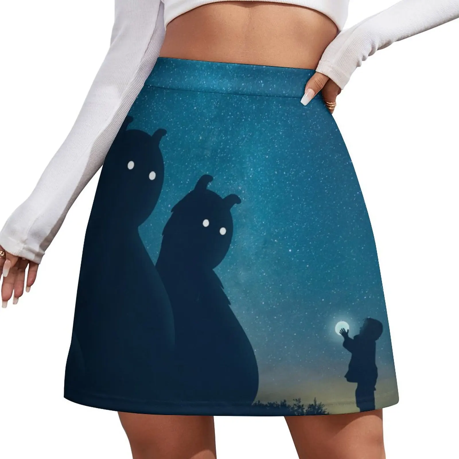 

The Gift (blue) Mini Skirt kawaii skirt fairy core novelty in clothes Korean clothing
