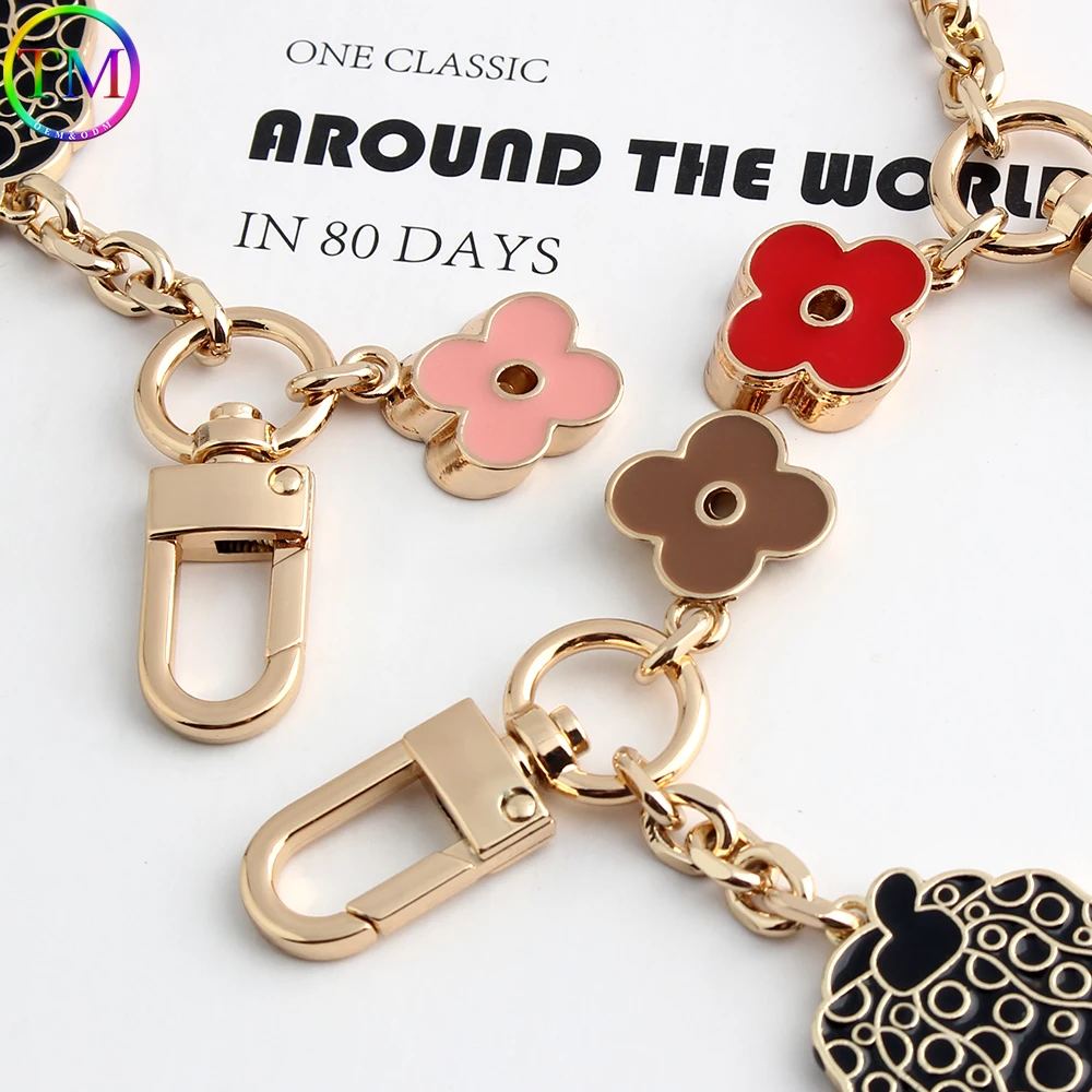 5/10/20 pçs length10cm flor de ameixa forma saco pingente chaveiro para mochila brinquedos dos desenhos animados charme chaveiro amigos presente acessórios