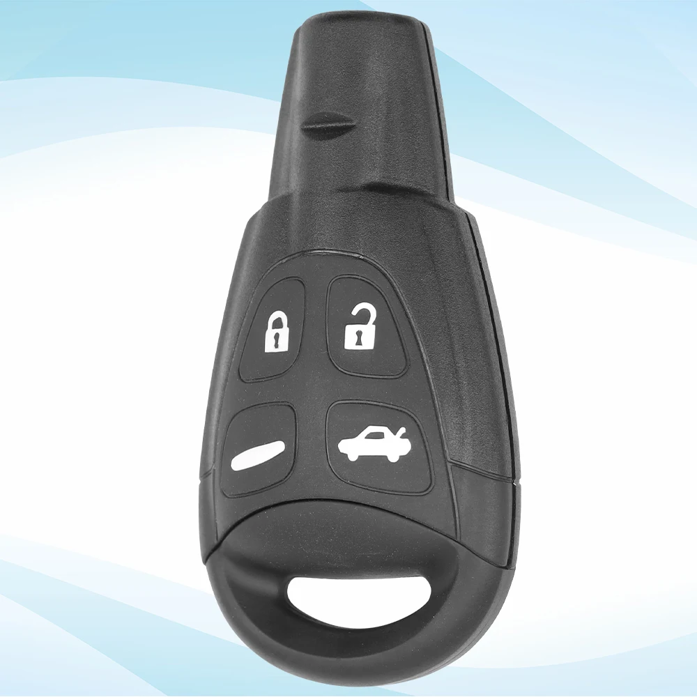Etui zamienne na kluczyk samochodowy Xuri do SAAB 9-3 95 93 95 2003-2011 z miękkiej gumy z 4 przyciskami i wkładką