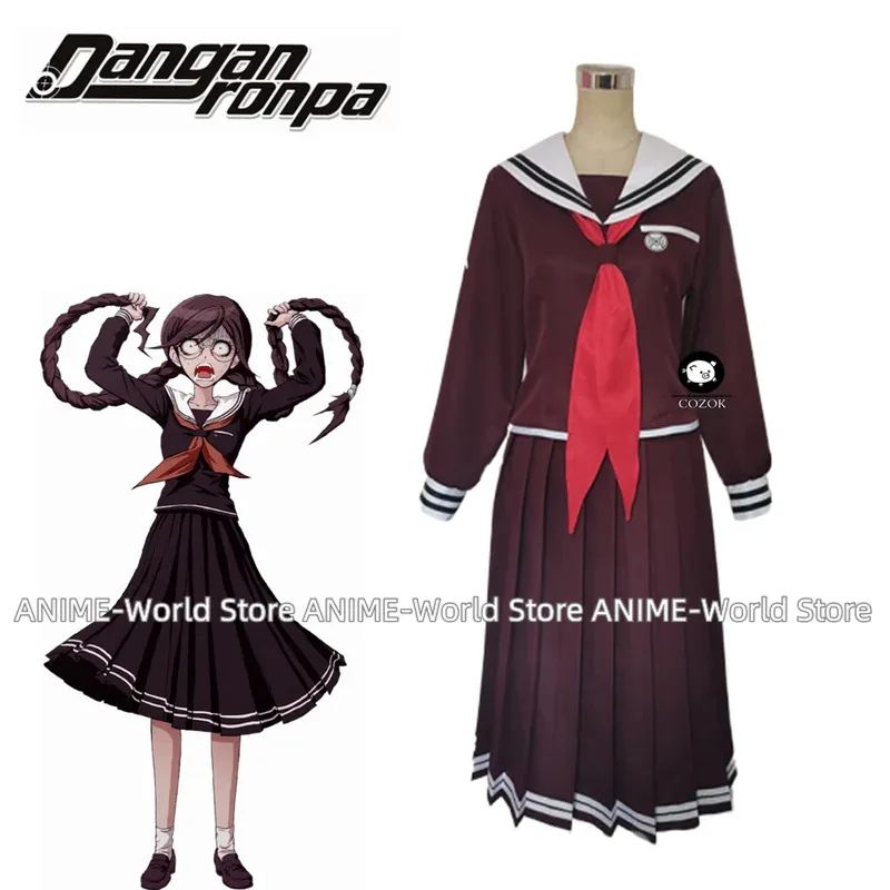 2021 جديد دانغانرونا دانغان-رونبا 2 توكو فوكاوا تأثيري حلي زي مدرسي زي الهالوين