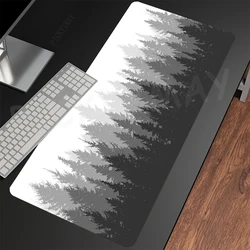 Deep Forest Lock Edge Maus matten großes Gummi Mauspad wasserdichte Mauspads Gamer Mouse pad Schreibtisch Pads 40x90cm Tastatur matte