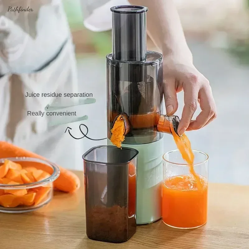 

Мини-медленная соковыжималка Mokkom. Бытовой. Полностью автоматический. Маленький. Многофункциональный. Разделиление остатков. Мини-соковыжималка для фруктов. Блендеры.