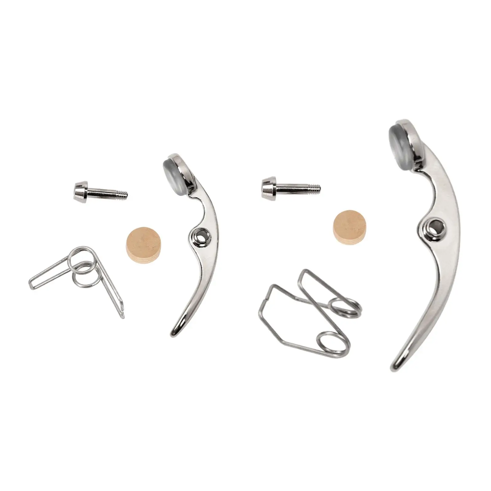Trumpet Water Key Spit Valve Kit, for Trumpet Players, Repairing Repair Parts, with Cork Pad, Trumpet Water Value Repair Tool