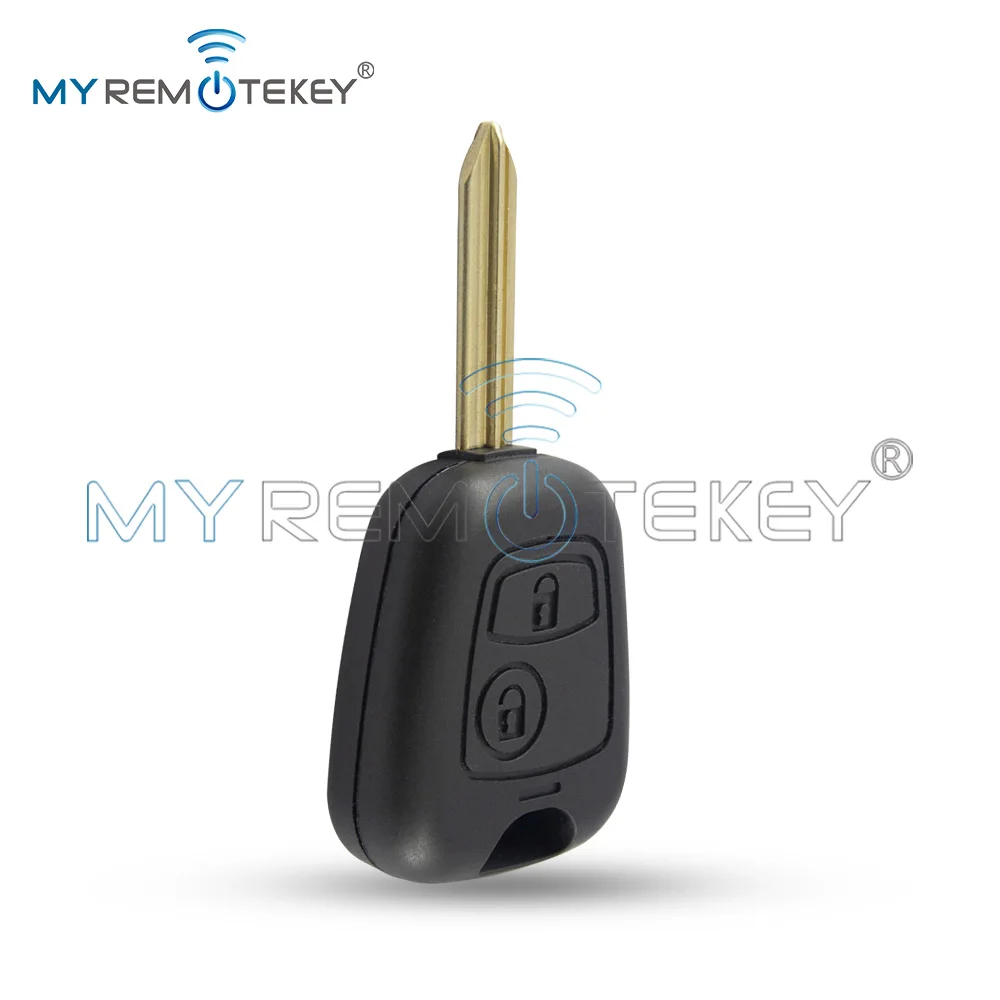 Корпус ключа REMTEKEY с 2 кнопками для Peugeot 806 EXPERT PARTNER RANCH Citroen Xsara C5 Elysee PICASSO SAXO Xantia 2002-2008 SX9 лезвие