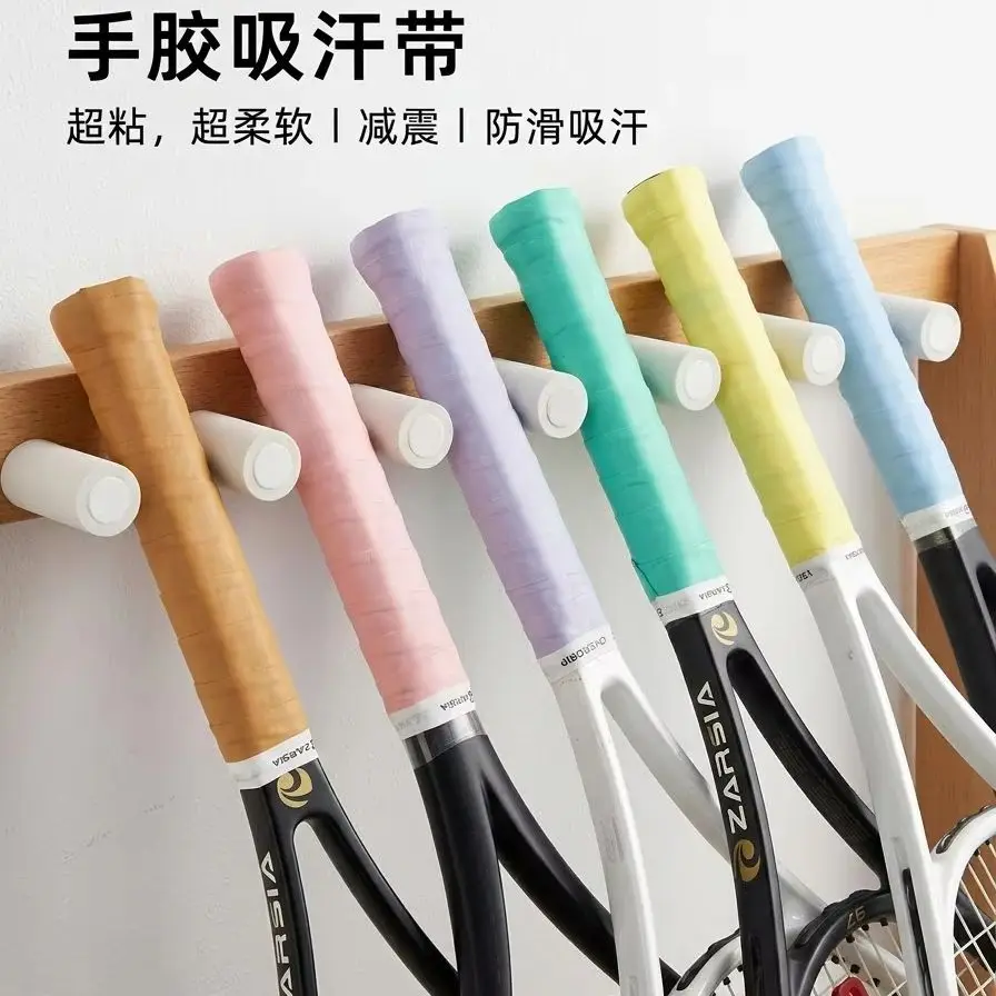 10/50Pcs ZARSIA Anti-slip Tennis Overgrips Tacky Soft Badminton Racket Grips Tennis Racket Sweatbands Absorbed Wraps Tapes Grips