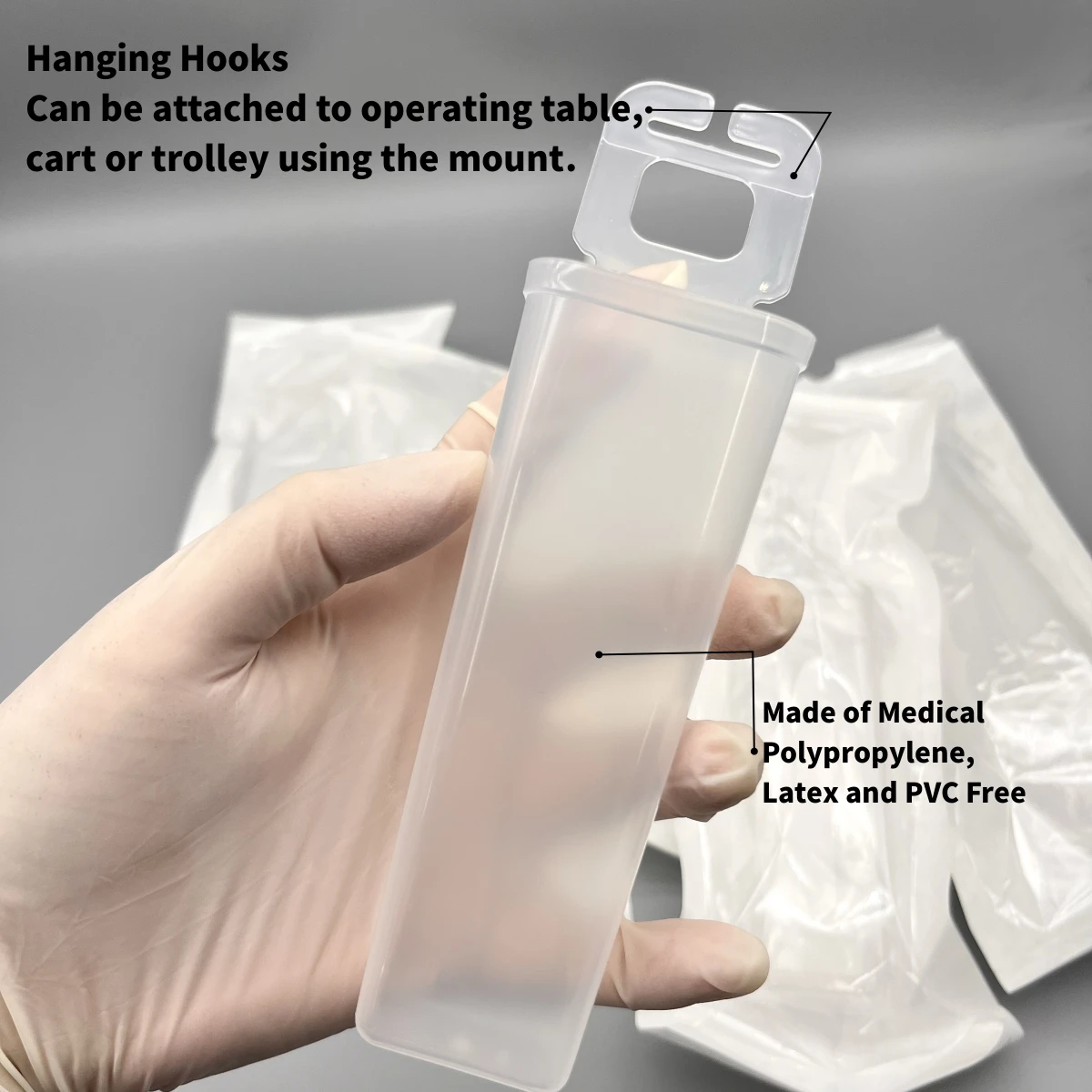 ชุดอุปกรณ์ไดอะเทอร์มีแบบใช้ครั้งเดียว 6 ชิ้น พร้อมปลอกหุ้มเครื่อง ESU ทำจากพลาสติก PP