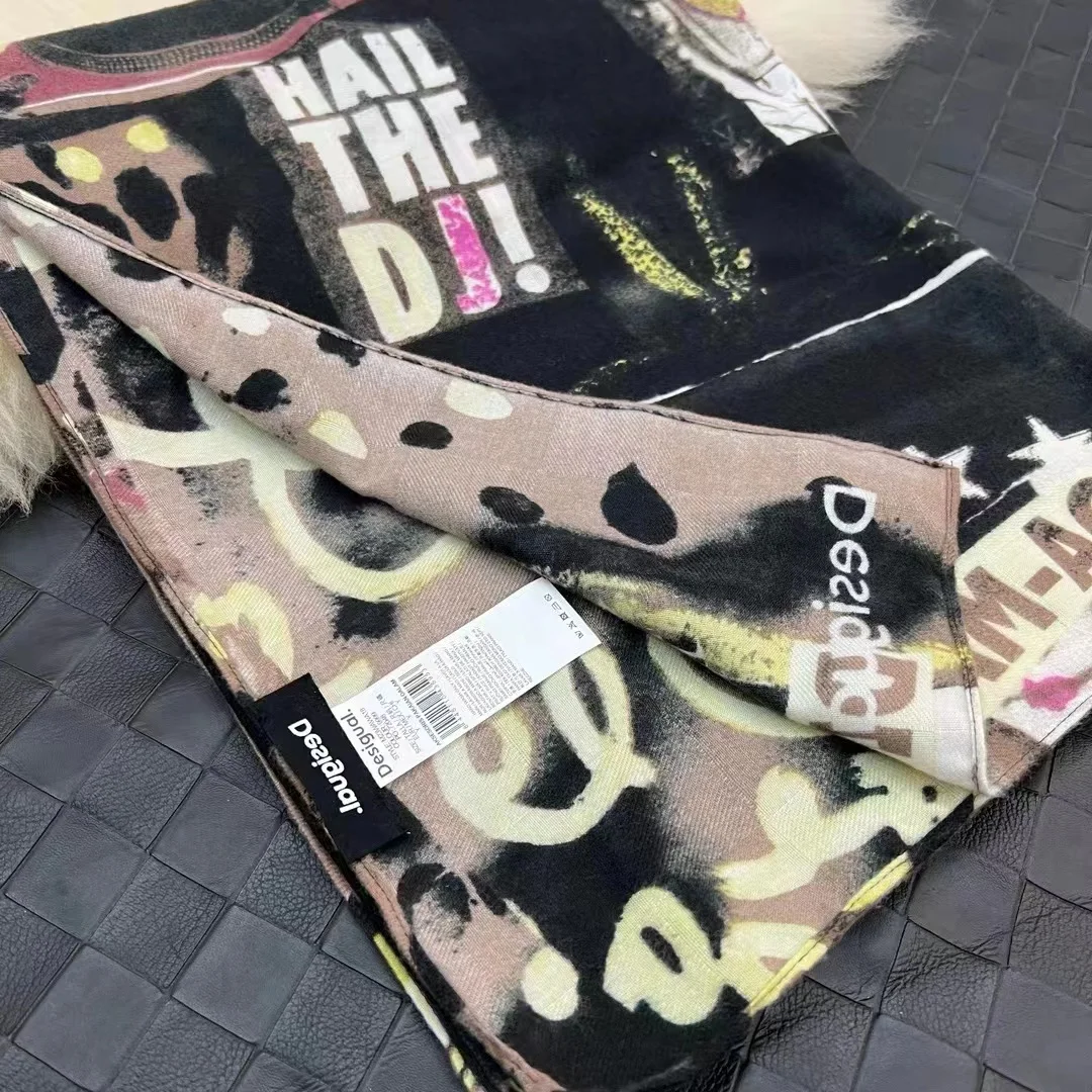Spain original single foreign trade trend fashion narrow edge holiday?? Casual warm scarf